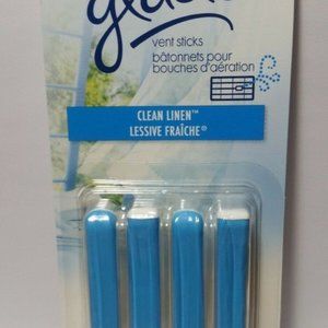 Glade Vent Sticks Air Freshener 5Packs Clean Linen